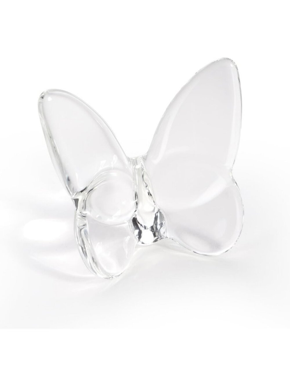 Elegant Crystal Butterfly Figurine - Decorative Cut Glass Ornament for Home